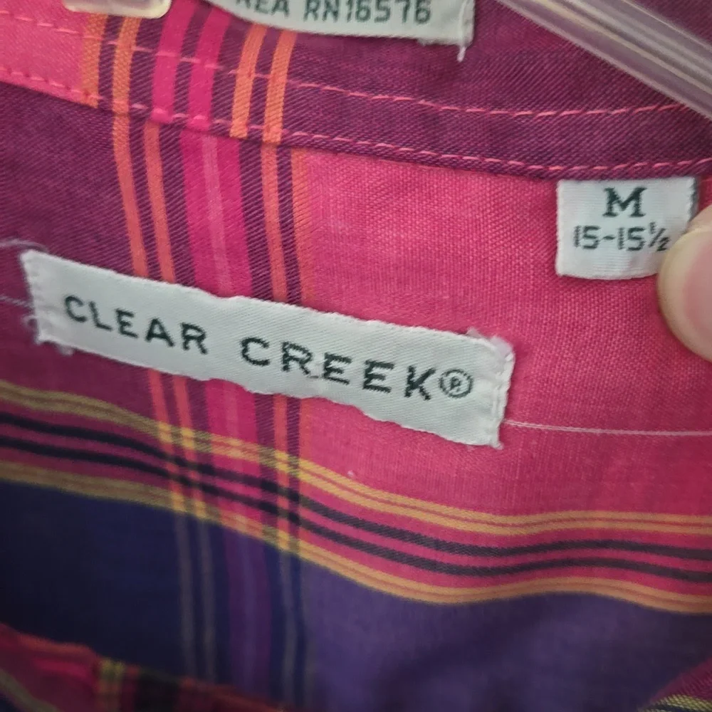 Clear Creek plaid short sleeve shirt - Picture 5 of 11